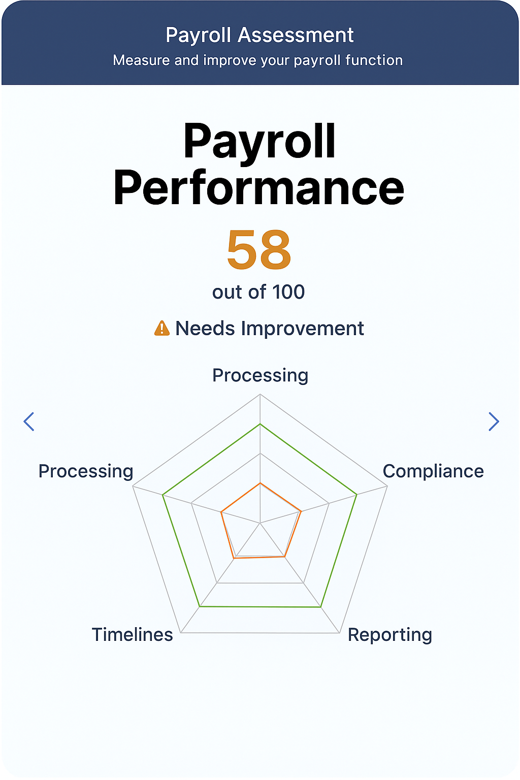 Payroll Efficiency Assessment Report Sample